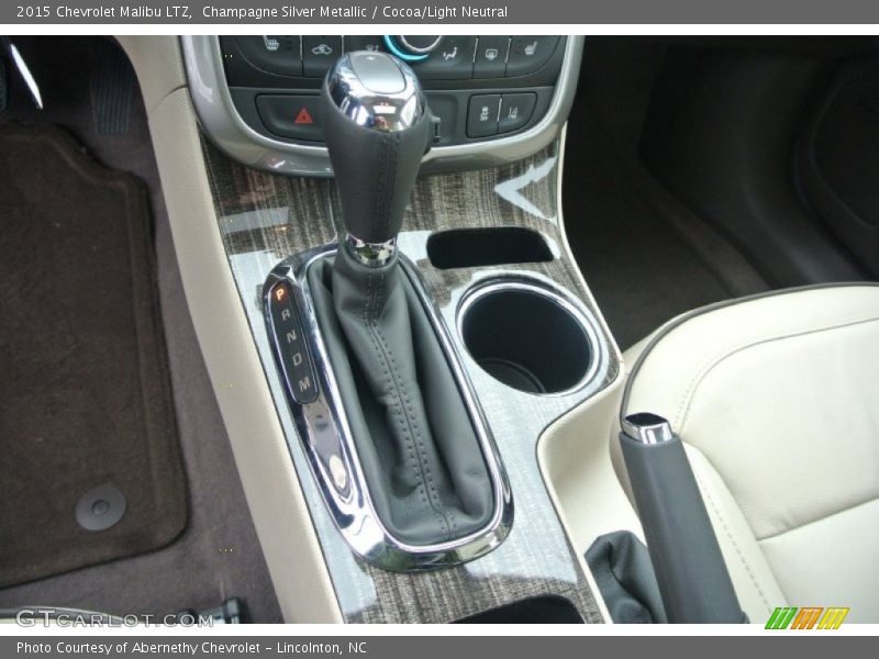 Champagne Silver Metallic / Cocoa/Light Neutral 2015 Chevrolet Malibu LTZ
