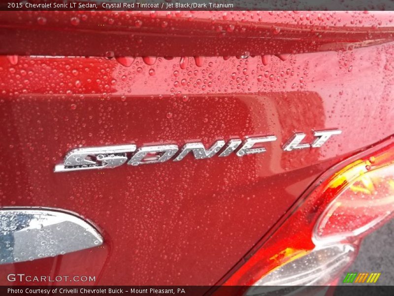 Crystal Red Tintcoat / Jet Black/Dark Titanium 2015 Chevrolet Sonic LT Sedan