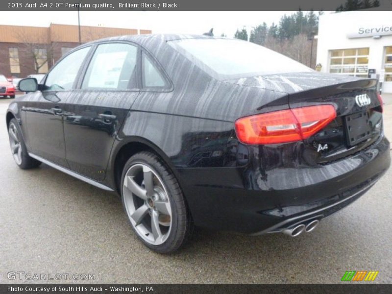 Brilliant Black / Black 2015 Audi A4 2.0T Premium quattro