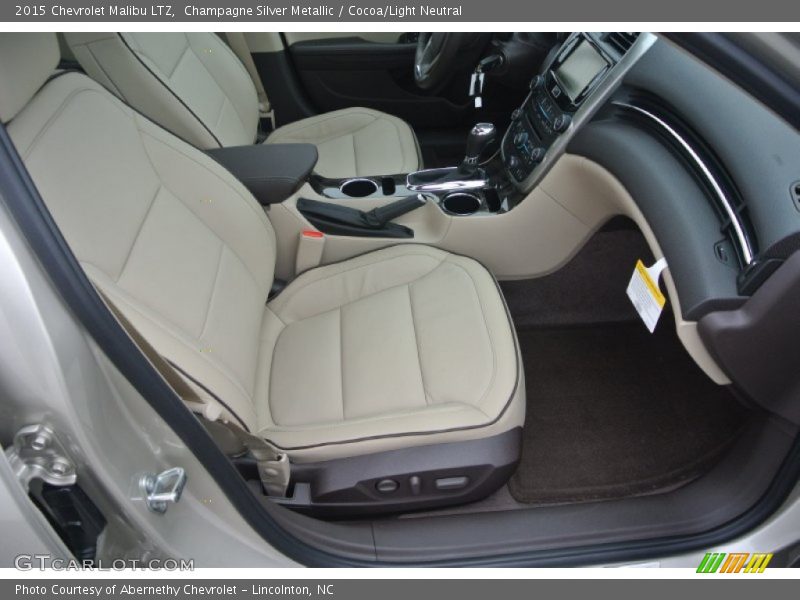 Champagne Silver Metallic / Cocoa/Light Neutral 2015 Chevrolet Malibu LTZ