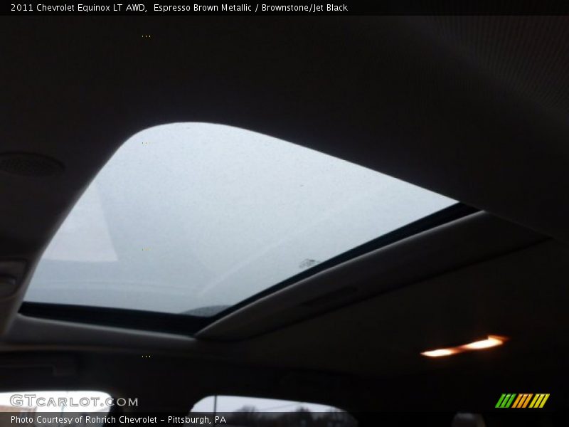 Espresso Brown Metallic / Brownstone/Jet Black 2011 Chevrolet Equinox LT AWD