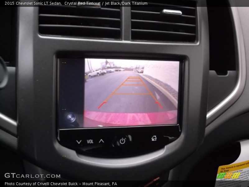 Crystal Red Tintcoat / Jet Black/Dark Titanium 2015 Chevrolet Sonic LT Sedan