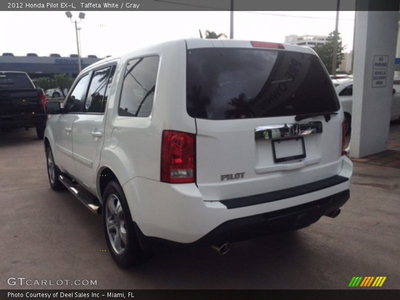 Taffeta White / Gray 2012 Honda Pilot EX-L