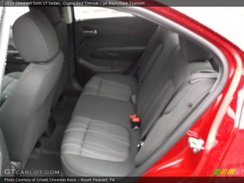 Crystal Red Tintcoat / Jet Black/Dark Titanium 2015 Chevrolet Sonic LT Sedan