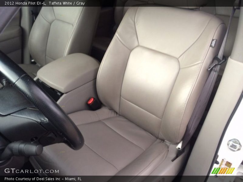 Taffeta White / Gray 2012 Honda Pilot EX-L
