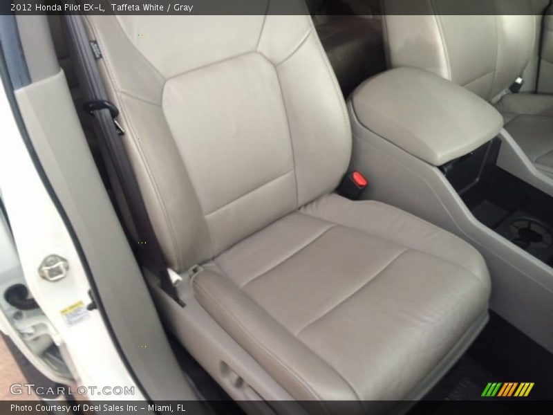 Taffeta White / Gray 2012 Honda Pilot EX-L