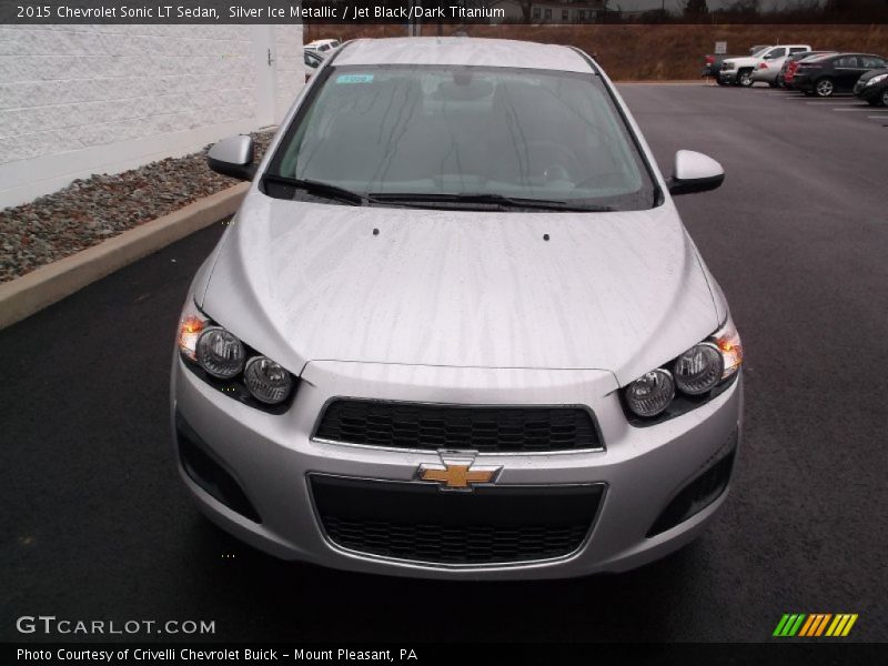 Silver Ice Metallic / Jet Black/Dark Titanium 2015 Chevrolet Sonic LT Sedan