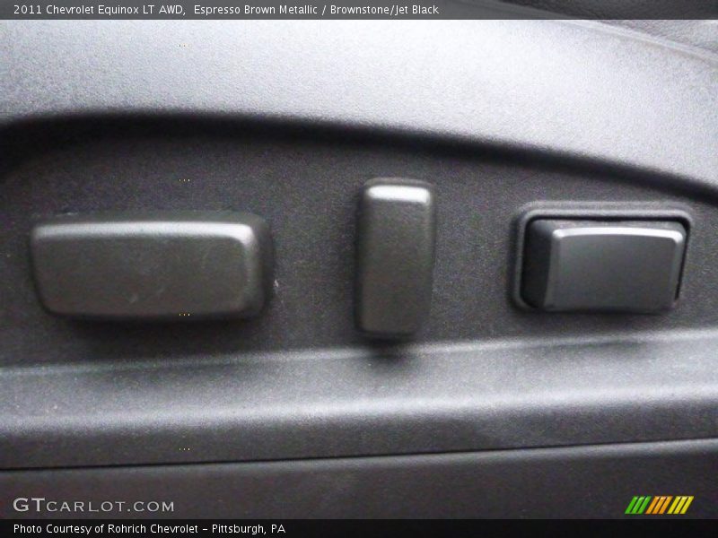 Espresso Brown Metallic / Brownstone/Jet Black 2011 Chevrolet Equinox LT AWD