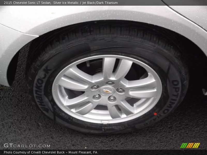 Silver Ice Metallic / Jet Black/Dark Titanium 2015 Chevrolet Sonic LT Sedan