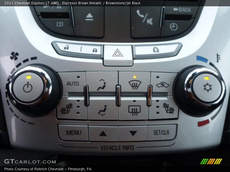 Espresso Brown Metallic / Brownstone/Jet Black 2011 Chevrolet Equinox LT AWD