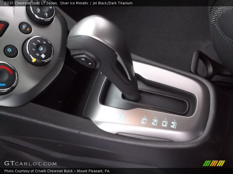 Silver Ice Metallic / Jet Black/Dark Titanium 2015 Chevrolet Sonic LT Sedan