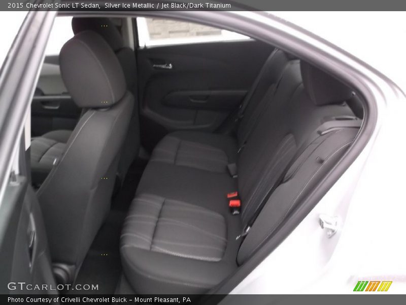 Silver Ice Metallic / Jet Black/Dark Titanium 2015 Chevrolet Sonic LT Sedan