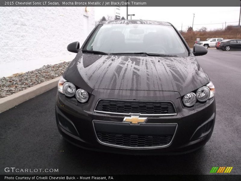 Mocha Bronze Metallic / Jet Black/Dark Titanium 2015 Chevrolet Sonic LT Sedan