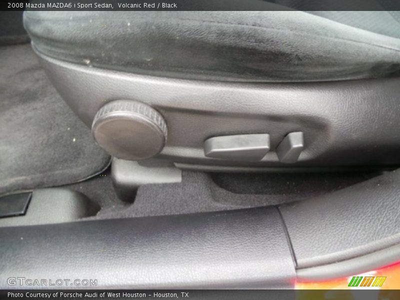 Volcanic Red / Black 2008 Mazda MAZDA6 i Sport Sedan