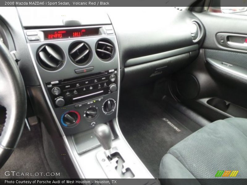 Volcanic Red / Black 2008 Mazda MAZDA6 i Sport Sedan
