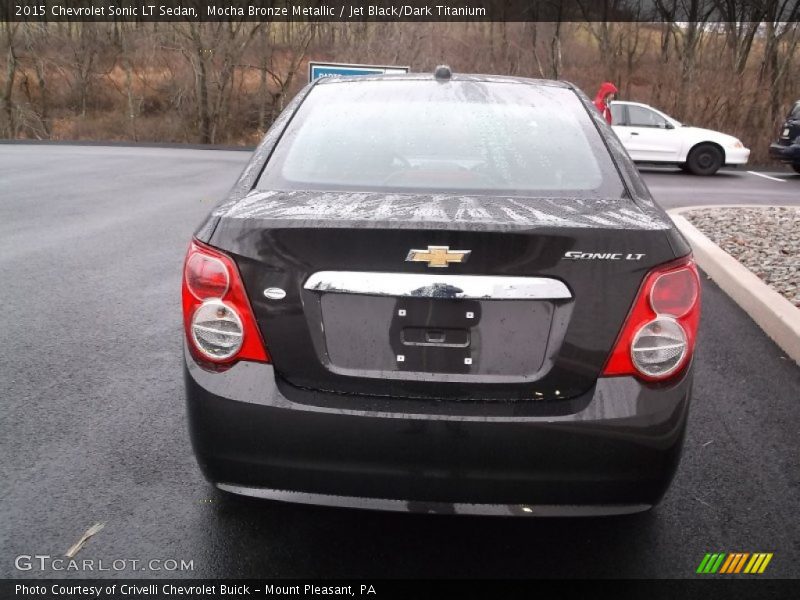 Mocha Bronze Metallic / Jet Black/Dark Titanium 2015 Chevrolet Sonic LT Sedan