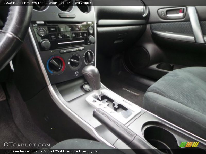 Volcanic Red / Black 2008 Mazda MAZDA6 i Sport Sedan