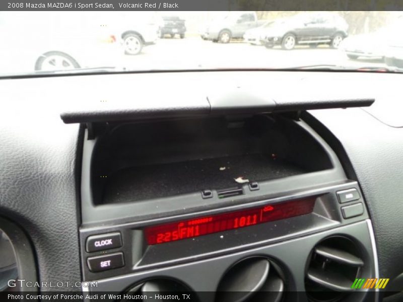 Volcanic Red / Black 2008 Mazda MAZDA6 i Sport Sedan