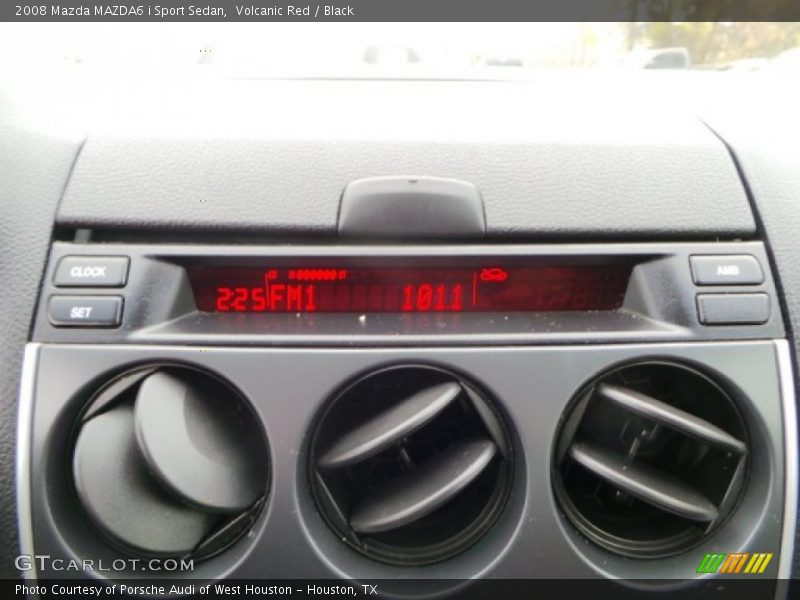Volcanic Red / Black 2008 Mazda MAZDA6 i Sport Sedan