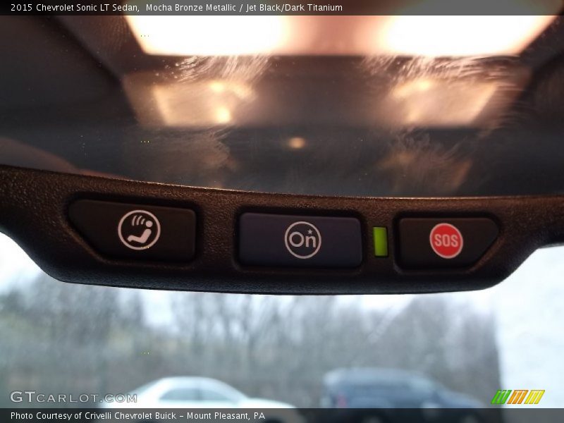 Mocha Bronze Metallic / Jet Black/Dark Titanium 2015 Chevrolet Sonic LT Sedan