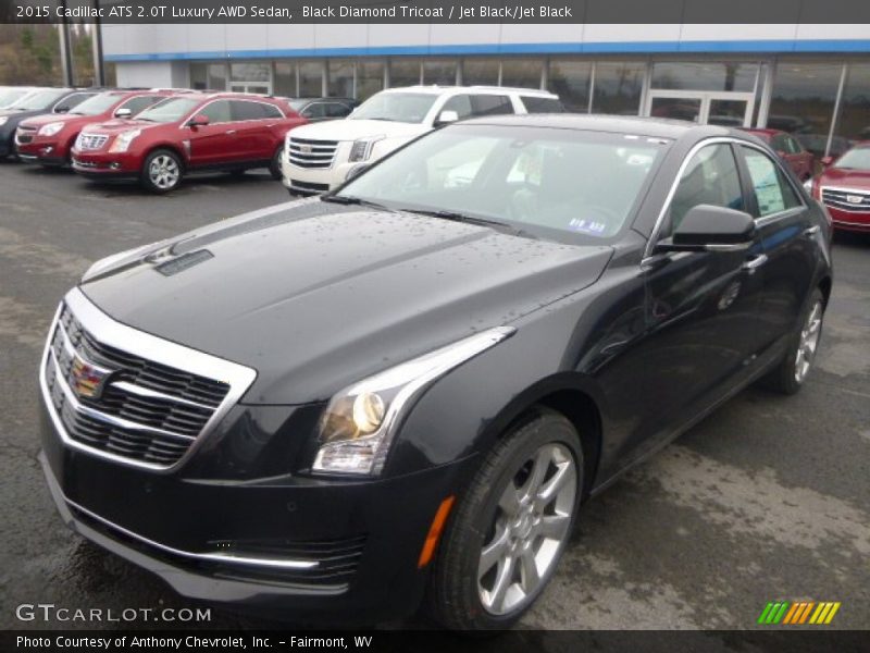 Black Diamond Tricoat / Jet Black/Jet Black 2015 Cadillac ATS 2.0T Luxury AWD Sedan