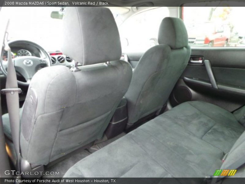 Volcanic Red / Black 2008 Mazda MAZDA6 i Sport Sedan