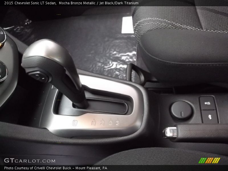 Mocha Bronze Metallic / Jet Black/Dark Titanium 2015 Chevrolet Sonic LT Sedan