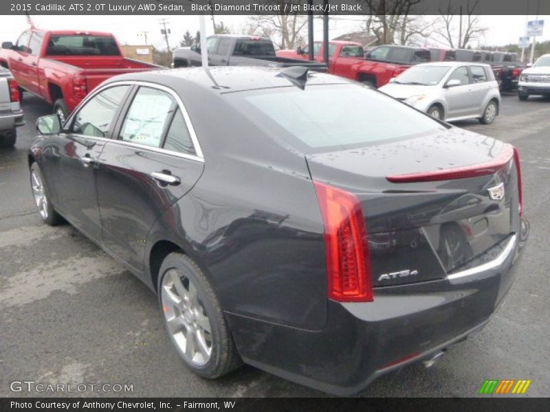 Black Diamond Tricoat / Jet Black/Jet Black 2015 Cadillac ATS 2.0T Luxury AWD Sedan