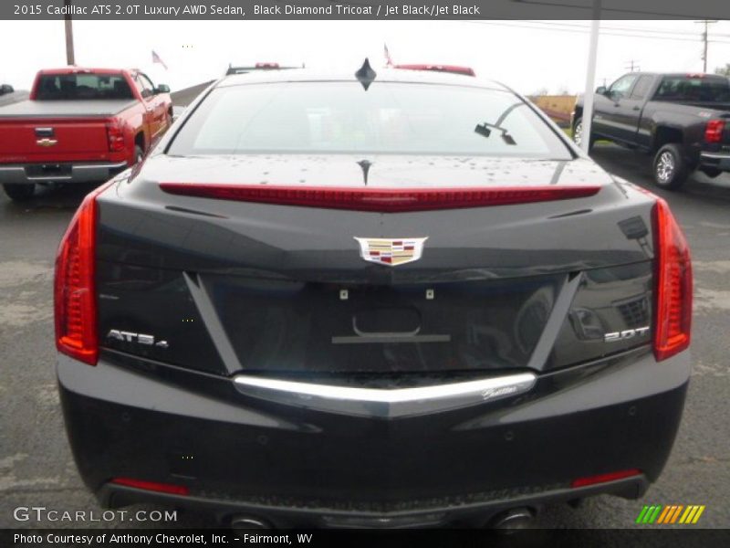 Black Diamond Tricoat / Jet Black/Jet Black 2015 Cadillac ATS 2.0T Luxury AWD Sedan