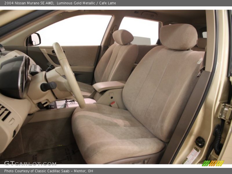 Luminous Gold Metallic / Cafe Latte 2004 Nissan Murano SE AWD