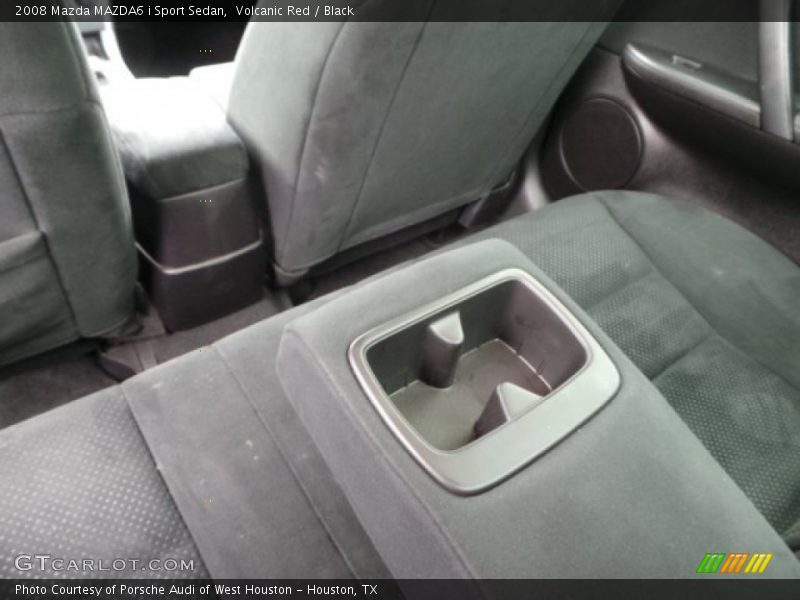 Volcanic Red / Black 2008 Mazda MAZDA6 i Sport Sedan