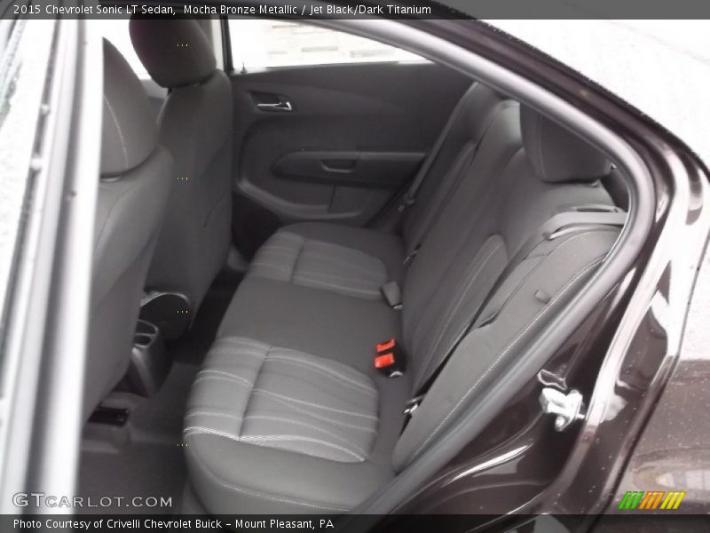 Mocha Bronze Metallic / Jet Black/Dark Titanium 2015 Chevrolet Sonic LT Sedan