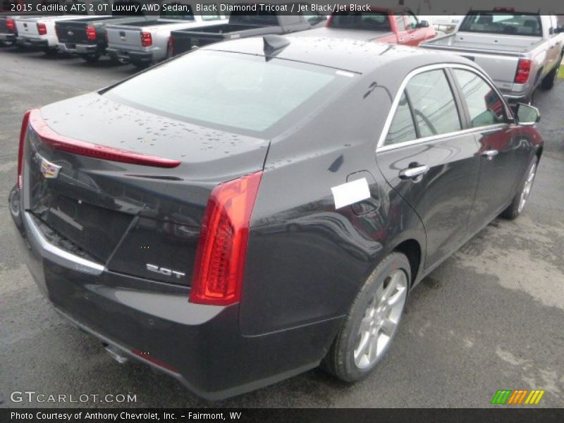 Black Diamond Tricoat / Jet Black/Jet Black 2015 Cadillac ATS 2.0T Luxury AWD Sedan