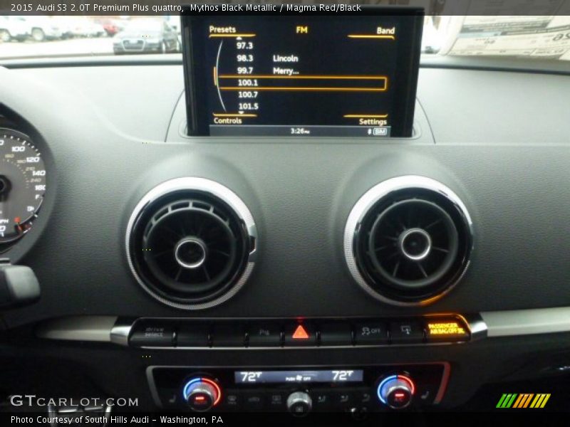 Controls of 2015 S3 2.0T Premium Plus quattro