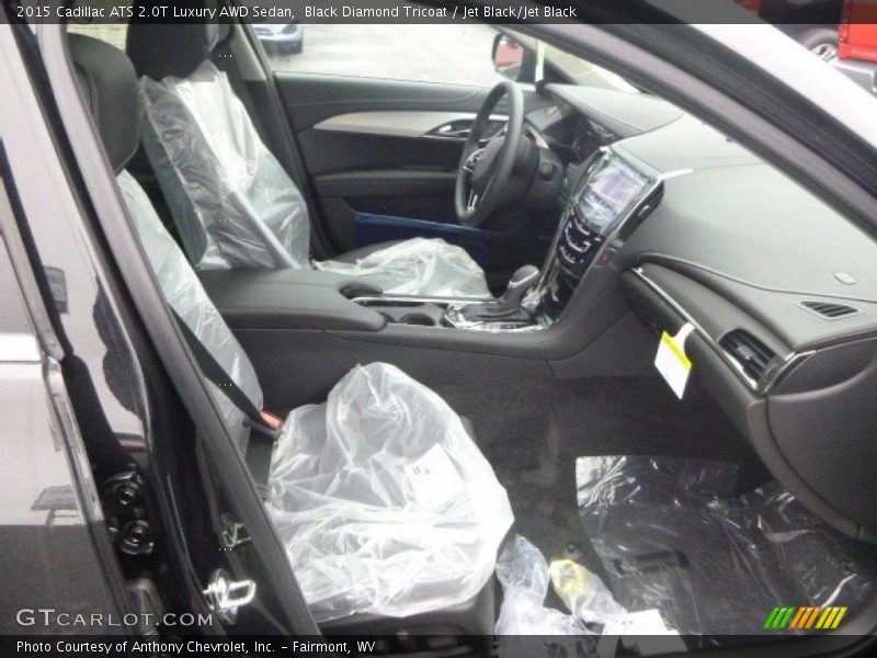 Black Diamond Tricoat / Jet Black/Jet Black 2015 Cadillac ATS 2.0T Luxury AWD Sedan