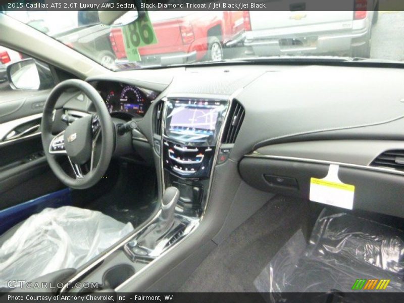 Black Diamond Tricoat / Jet Black/Jet Black 2015 Cadillac ATS 2.0T Luxury AWD Sedan