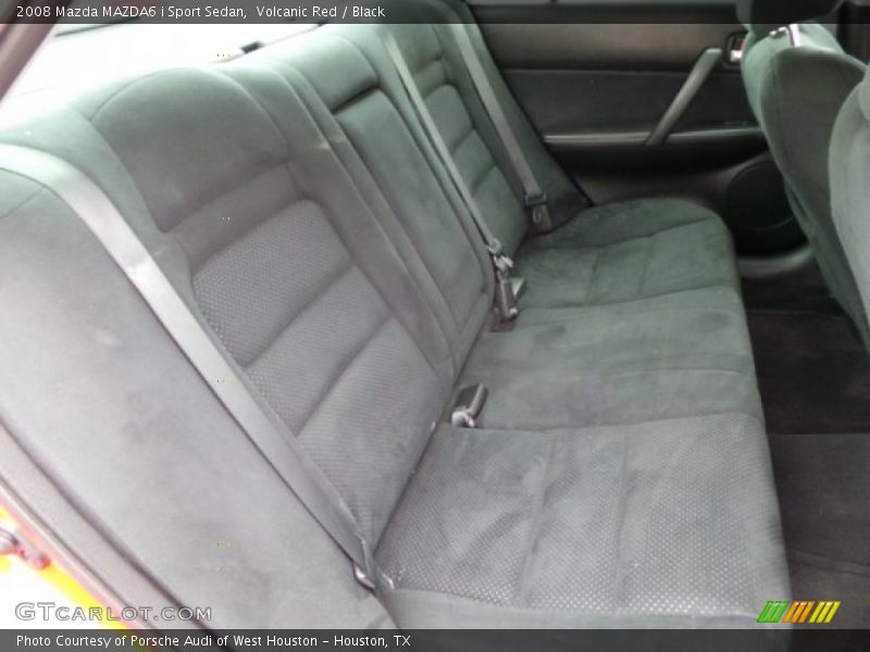Volcanic Red / Black 2008 Mazda MAZDA6 i Sport Sedan