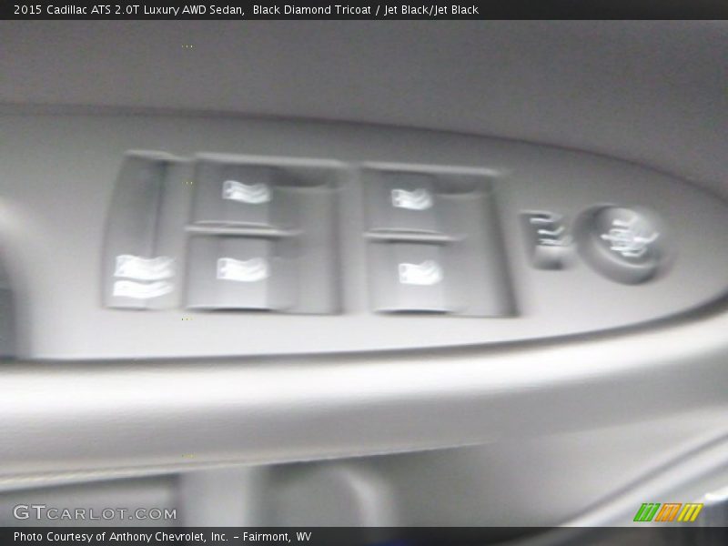 Black Diamond Tricoat / Jet Black/Jet Black 2015 Cadillac ATS 2.0T Luxury AWD Sedan