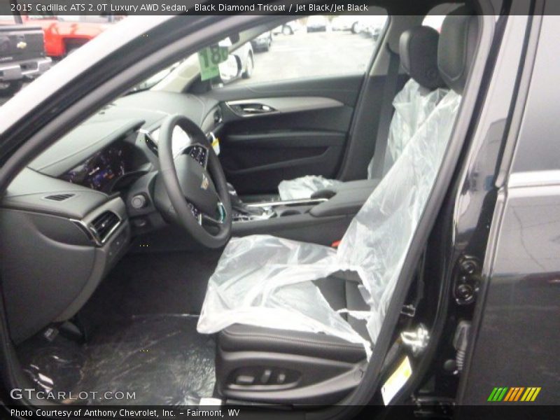 Black Diamond Tricoat / Jet Black/Jet Black 2015 Cadillac ATS 2.0T Luxury AWD Sedan