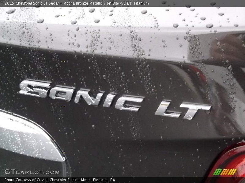Mocha Bronze Metallic / Jet Black/Dark Titanium 2015 Chevrolet Sonic LT Sedan