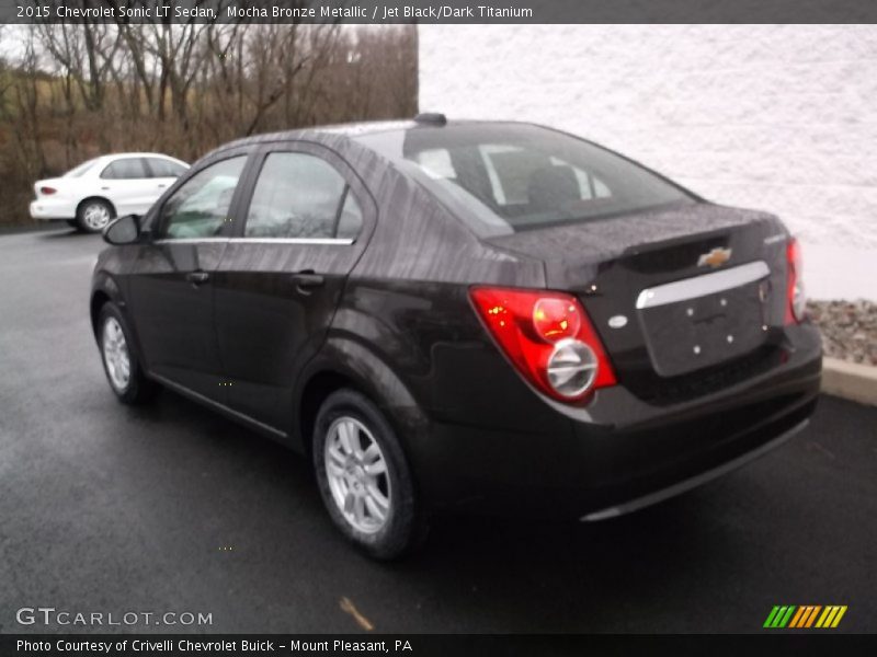 Mocha Bronze Metallic / Jet Black/Dark Titanium 2015 Chevrolet Sonic LT Sedan