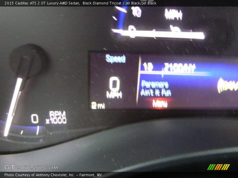 Black Diamond Tricoat / Jet Black/Jet Black 2015 Cadillac ATS 2.0T Luxury AWD Sedan