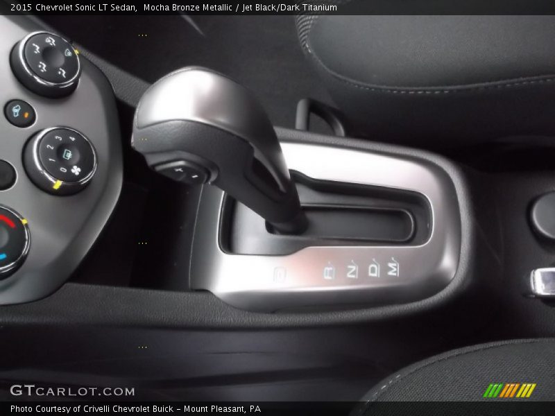 Mocha Bronze Metallic / Jet Black/Dark Titanium 2015 Chevrolet Sonic LT Sedan