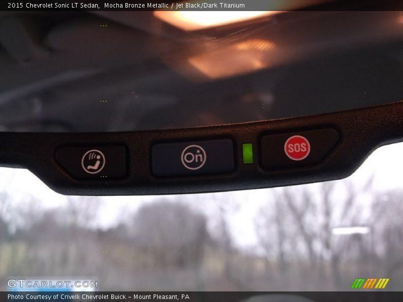 Mocha Bronze Metallic / Jet Black/Dark Titanium 2015 Chevrolet Sonic LT Sedan