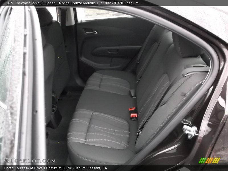 Mocha Bronze Metallic / Jet Black/Dark Titanium 2015 Chevrolet Sonic LT Sedan