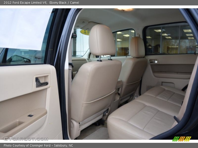 Ebony Black / Camel 2012 Ford Escape Limited V6