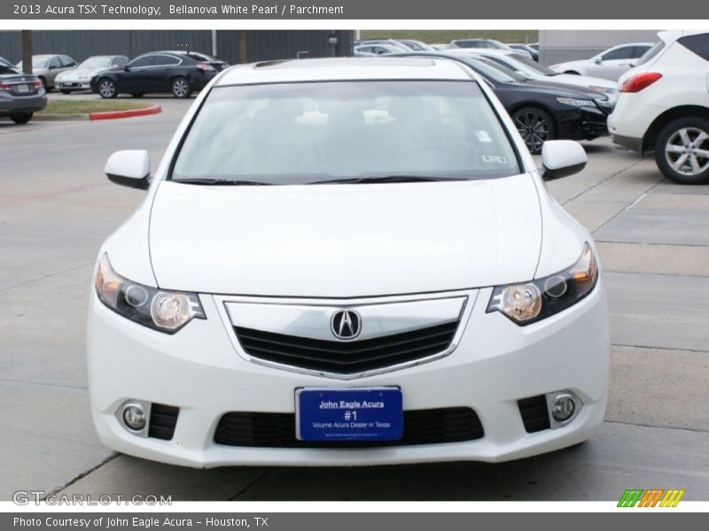 Bellanova White Pearl / Parchment 2013 Acura TSX Technology