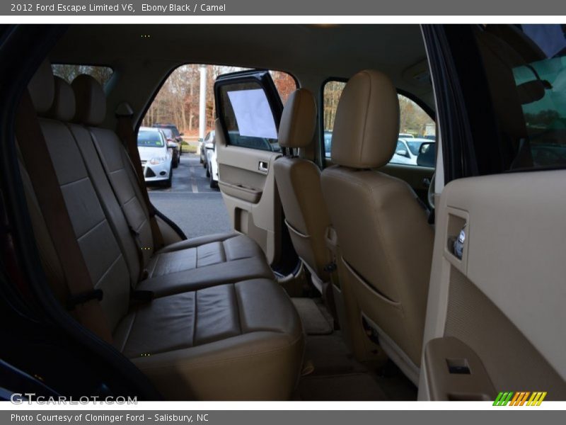 Ebony Black / Camel 2012 Ford Escape Limited V6