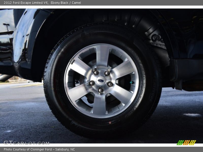 Ebony Black / Camel 2012 Ford Escape Limited V6