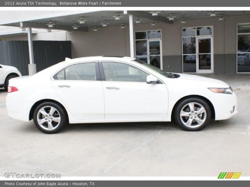 Bellanova White Pearl / Parchment 2013 Acura TSX Technology